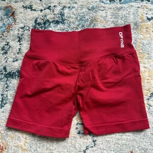D-FINE Women's Burgundy Bike Shorts